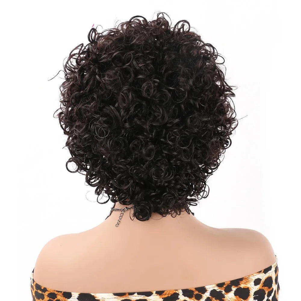 Diamonique Couture Curly Pixie Cut Wig