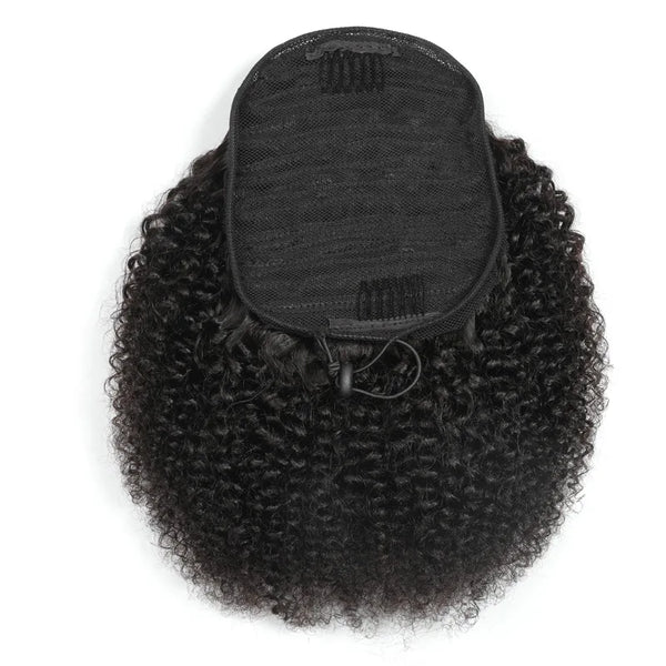 Diamonique Couture Afro Puff Drawstring Ponytail