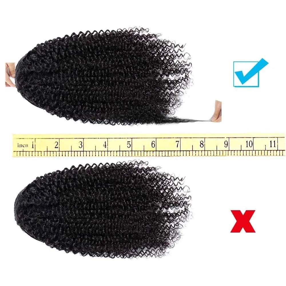 Diamonique Couture Afro Puff Drawstring Ponytail