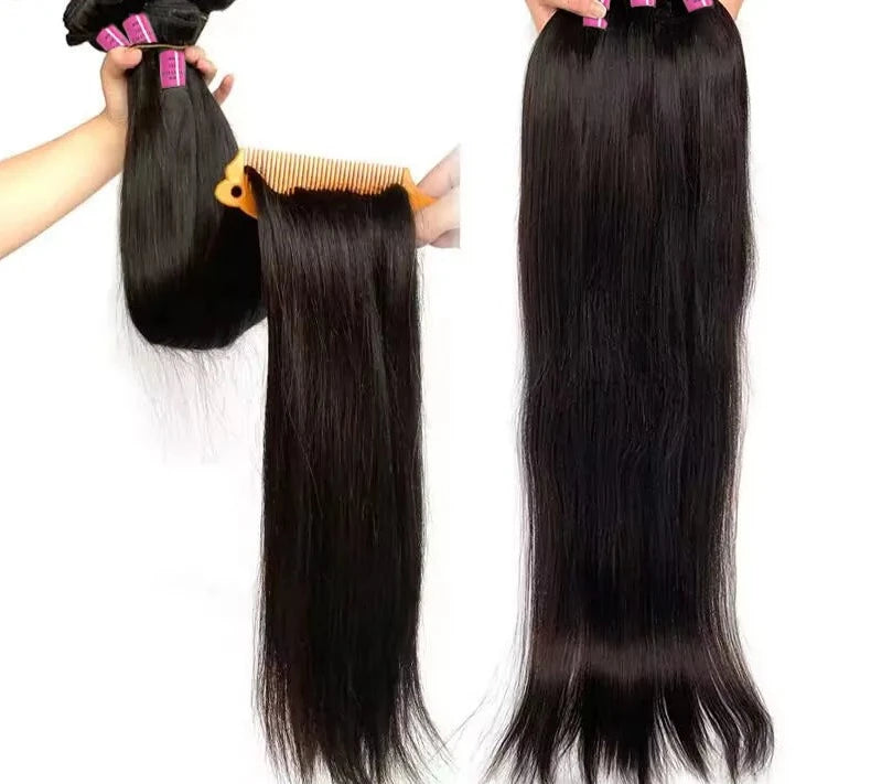 Diamonique Couture Straight Brazilian Human Hair