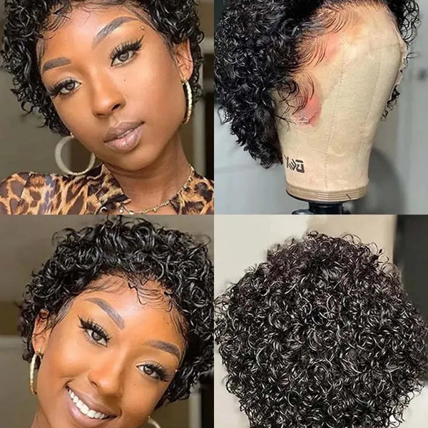 Diamonique Couture Curly Pixie Cut Wig