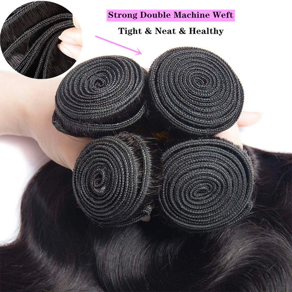 Diamonique Couture Loose Wave Bundles with Closure