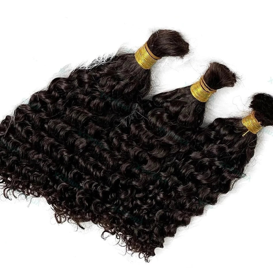 Diamonique Couture Curly Deep Wave Bundles for Goddess Braids