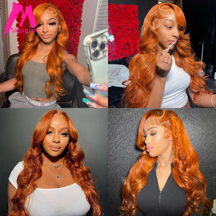 Diamonique Couture Ginger HD Brazilian Body Wave Lace Frontal Wig