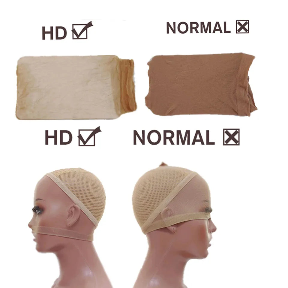 Diamonique Couture Ultra Thin HD Wig Cap Set