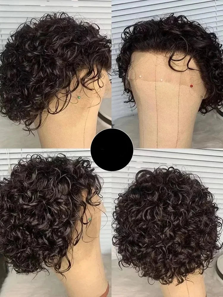 Diamonique Couture Curly Pixie Cut Wig