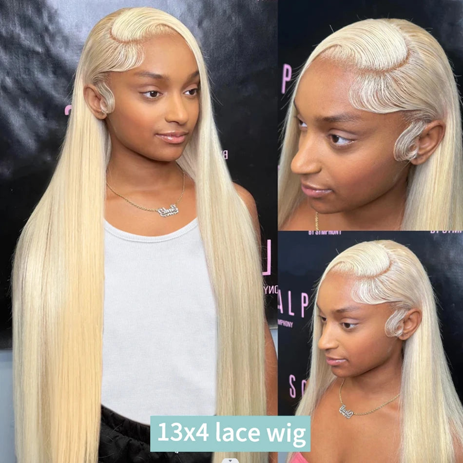 Diamonique Couture Blonde HD Pre-Plucked Straight Wig