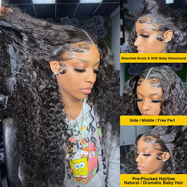 Diamonique Couture HD Deep Wave Frontal Wig