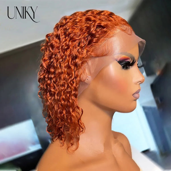 Diamonique Couture Ginger Short Deep Wave Bob Wig