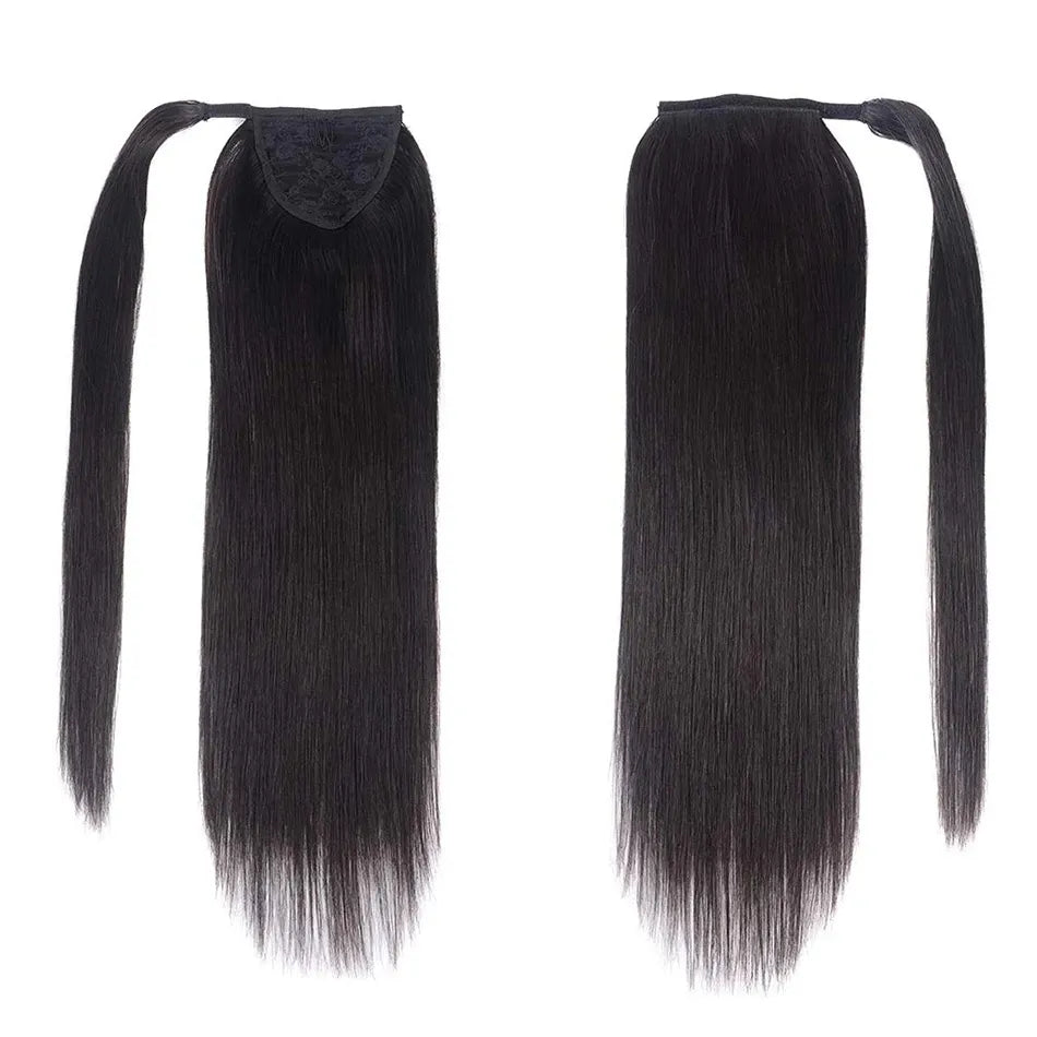 Diamonique Couture Straight Remy Clip-In Ponytail