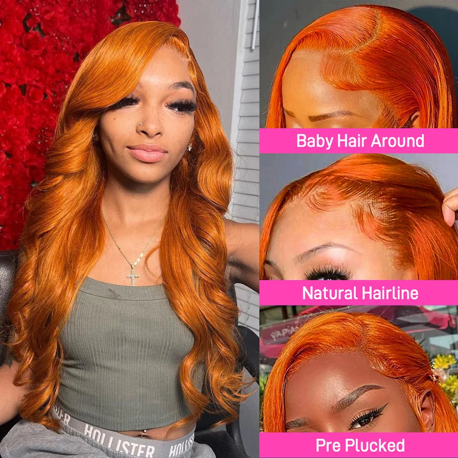 Diamonique Couture Ginger HD Brazilian Body Wave Lace Frontal Wig