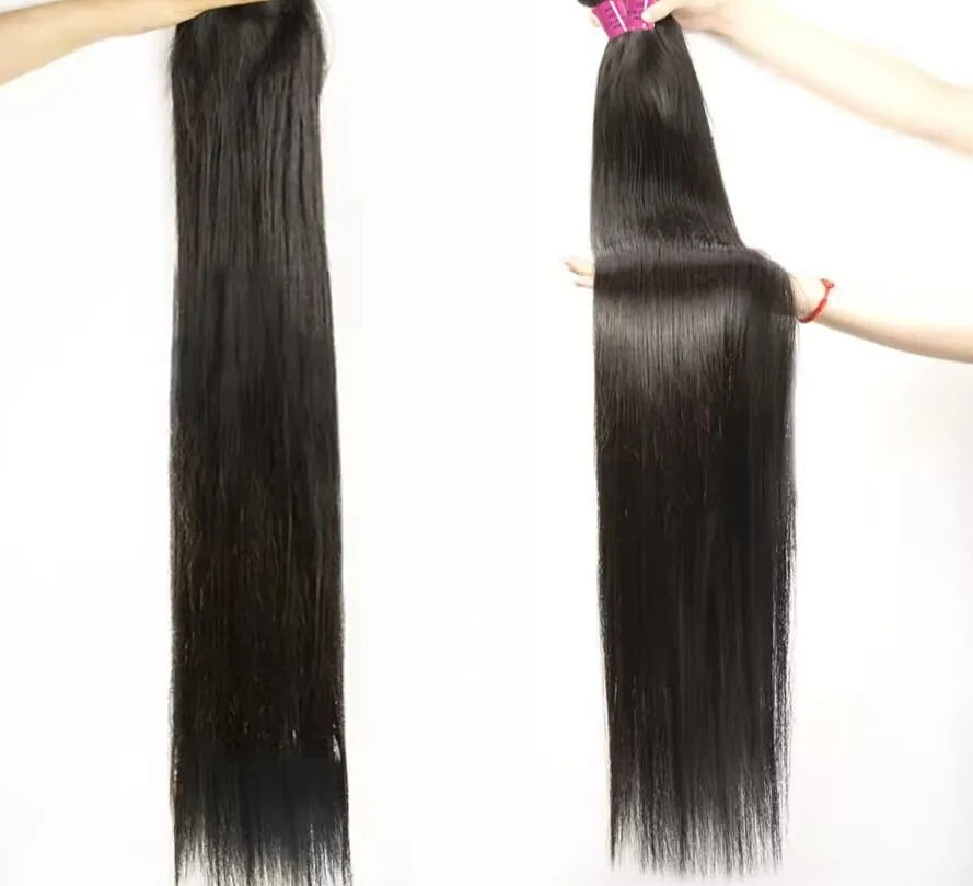 Diamonique Couture Straight Brazilian Human Hair