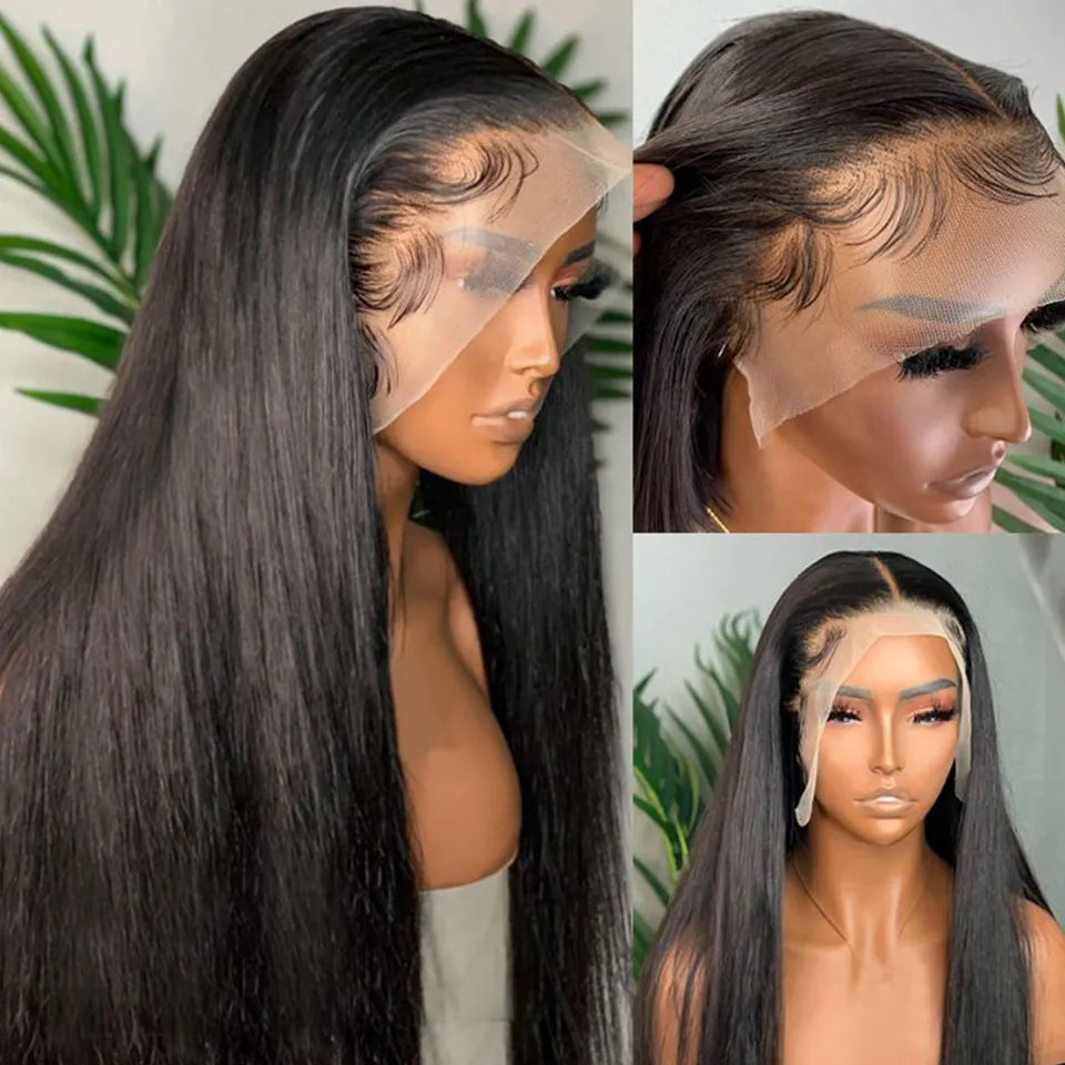 Diamonique Couture Bone Straight Peruvian Frontal Wig