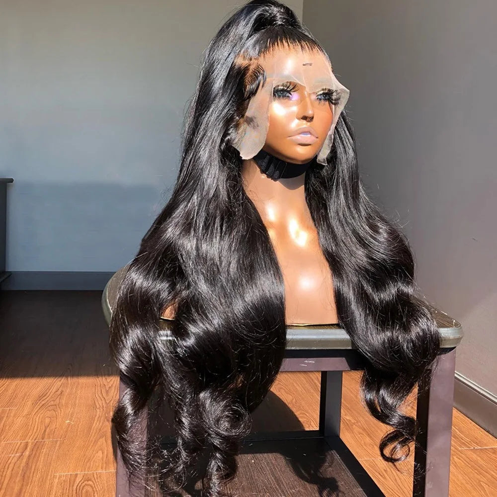 Diamonique Couture 360 Pre-Plucked Body Wave Lace Frontal Wig