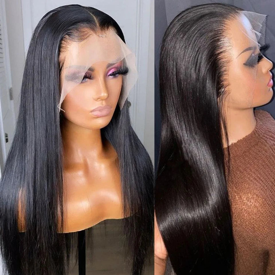 Diamonique Couture Bone Straight Peruvian Frontal Wig