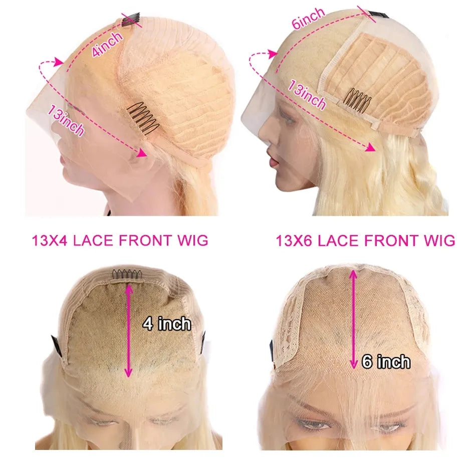 Diamonique Couture Blonde HD Pre-Plucked Straight Wig